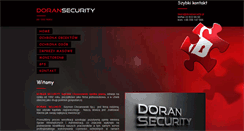 Desktop Screenshot of doransecurity.pl